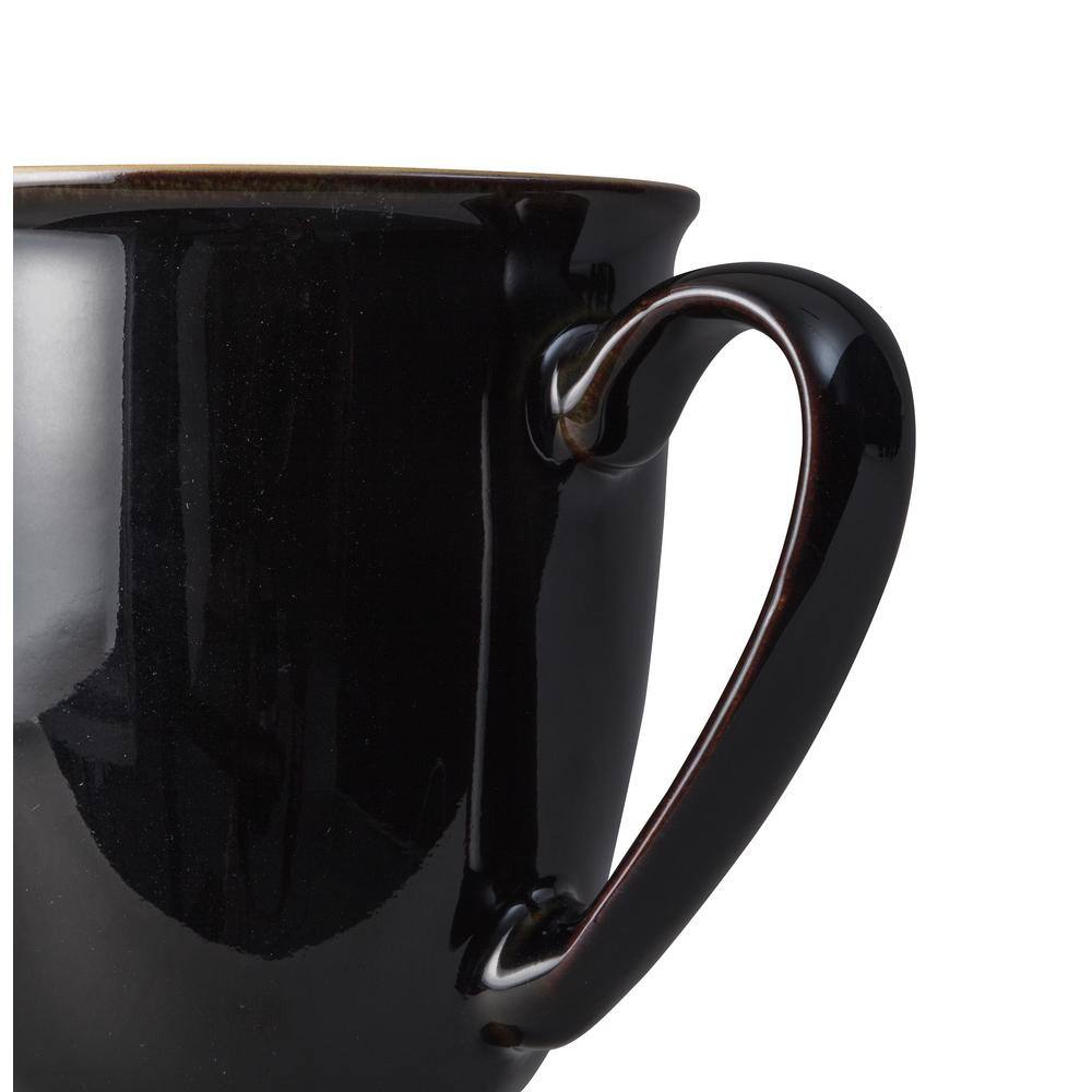 Denby Stoneware Elements Black Coffee 11.15 oz. BeakerMug ELBL-116