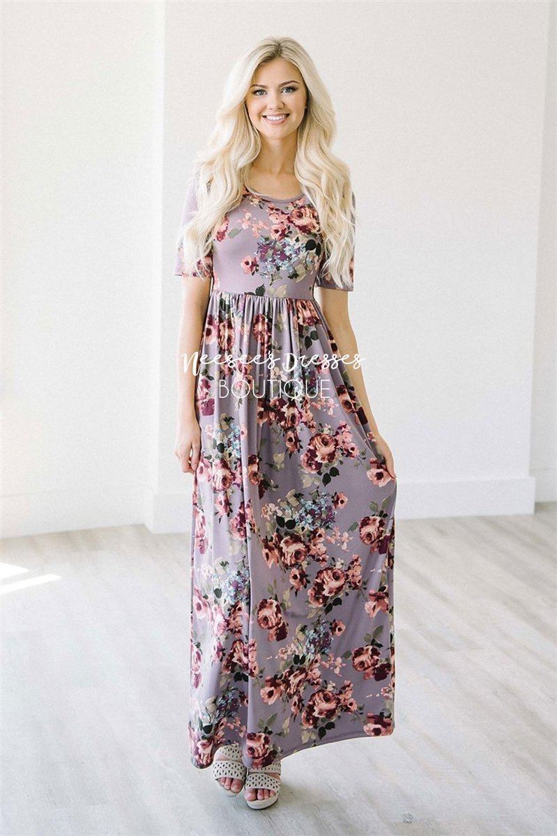 The Miranda in Dusty Lilac Floral