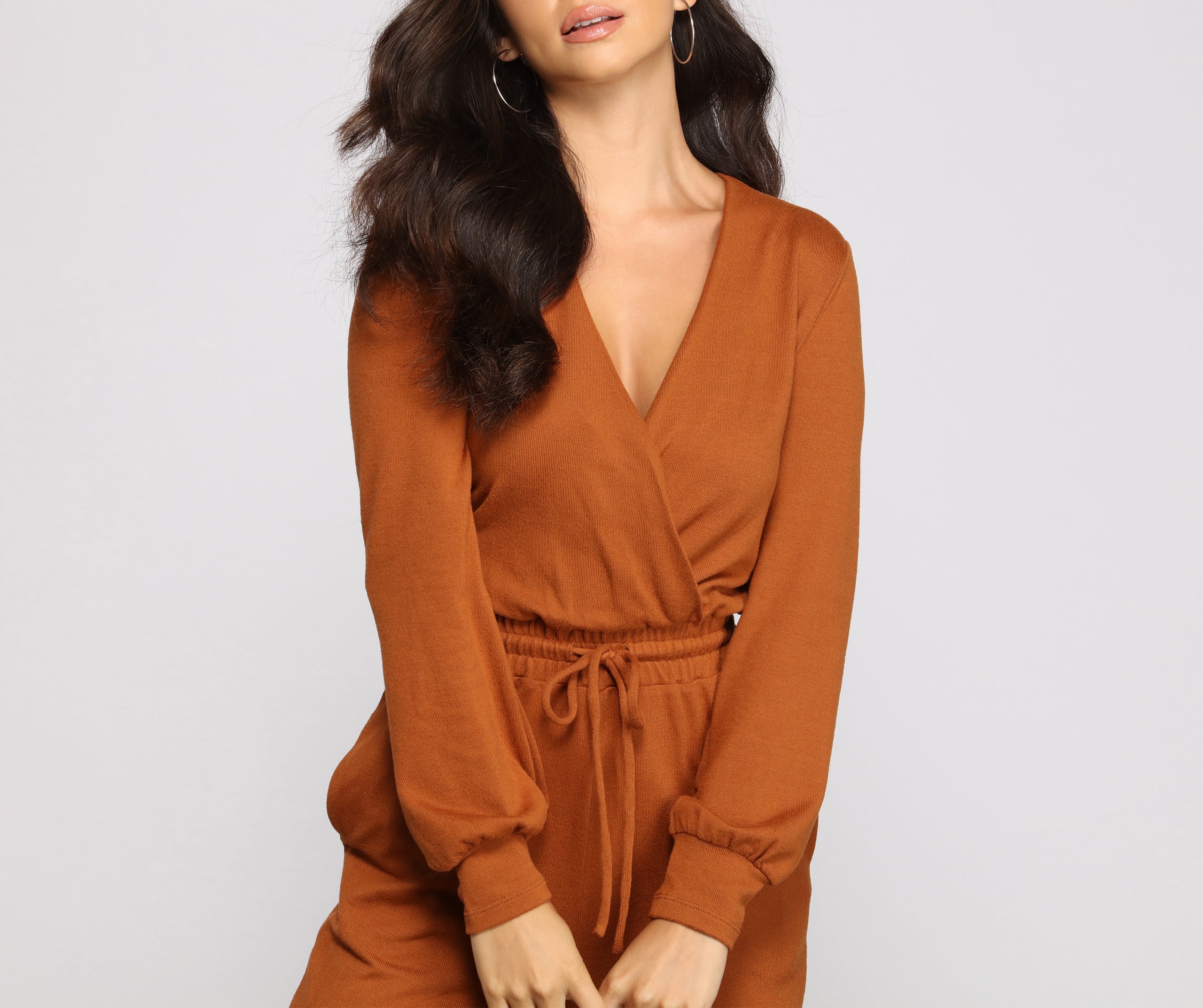 Casually Chic Surplice Jumpsuit