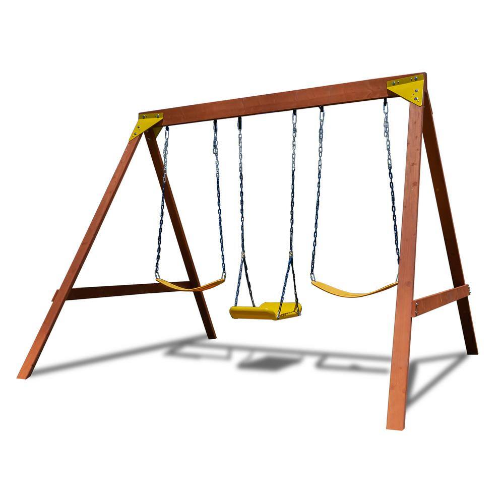 SPORTSPOWER Brighton Wooden Swing Set WP-728