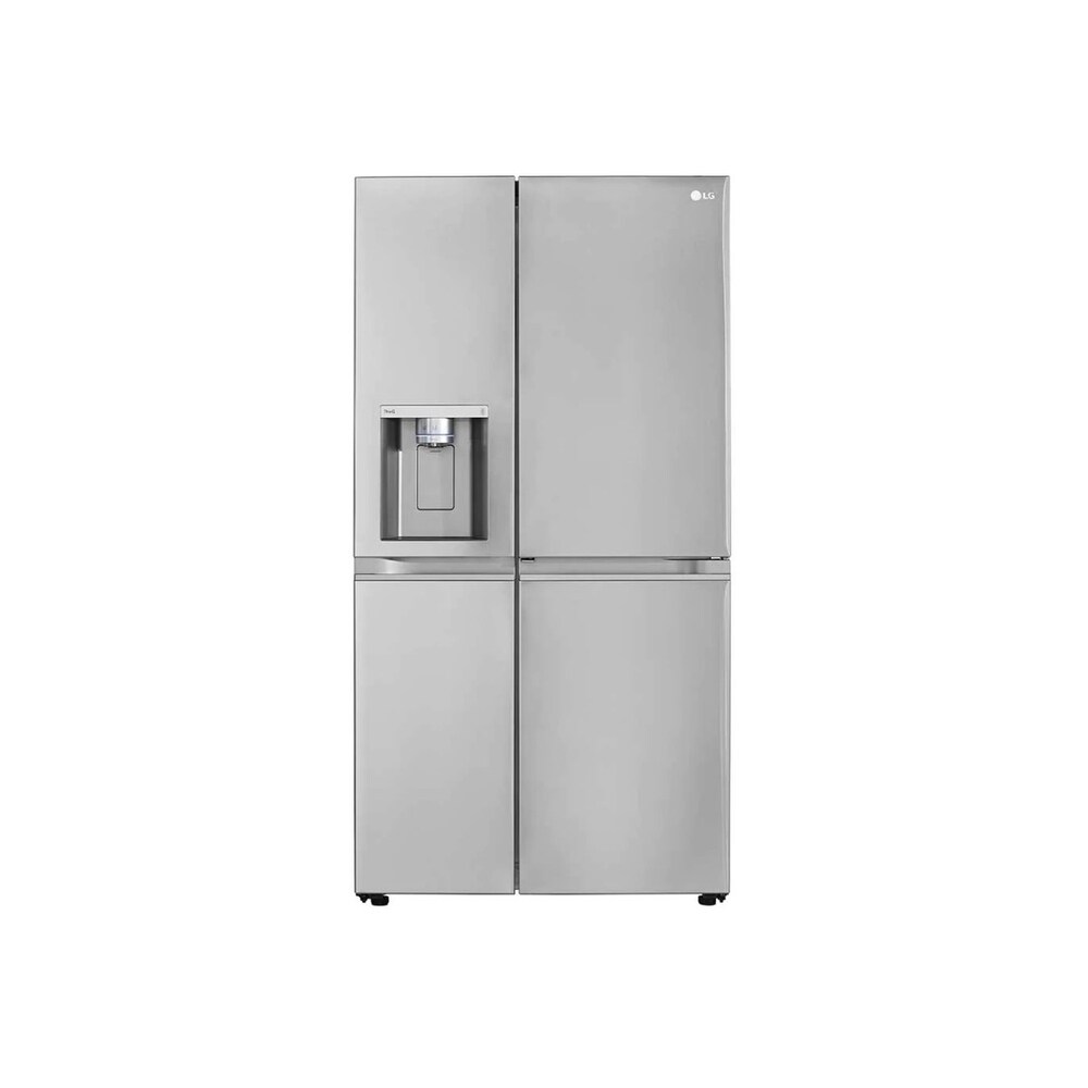 LG 27 cu. ft. Side By Side Door in Door Refrigerator with Craft Ice  Print Proof Stainless Steel