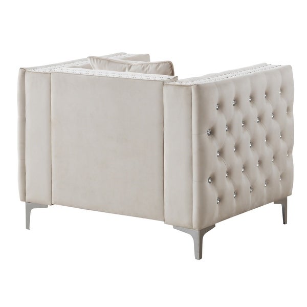 Paige Tufted Velvet Living Room Chair