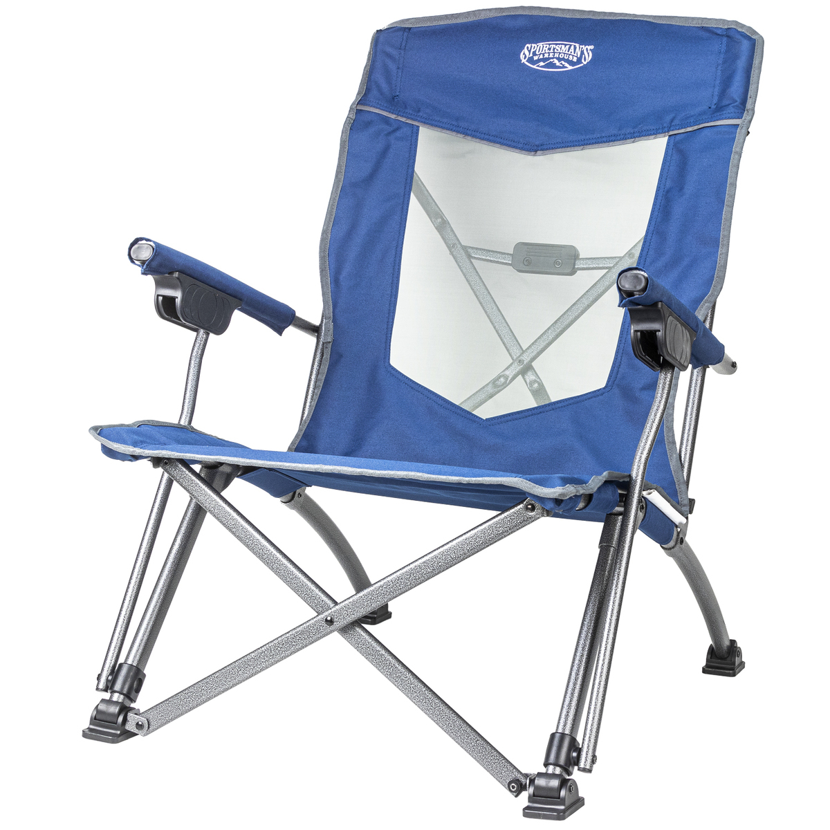 Sportsman's Warehouse Low Profile Reclining Chair  Blue