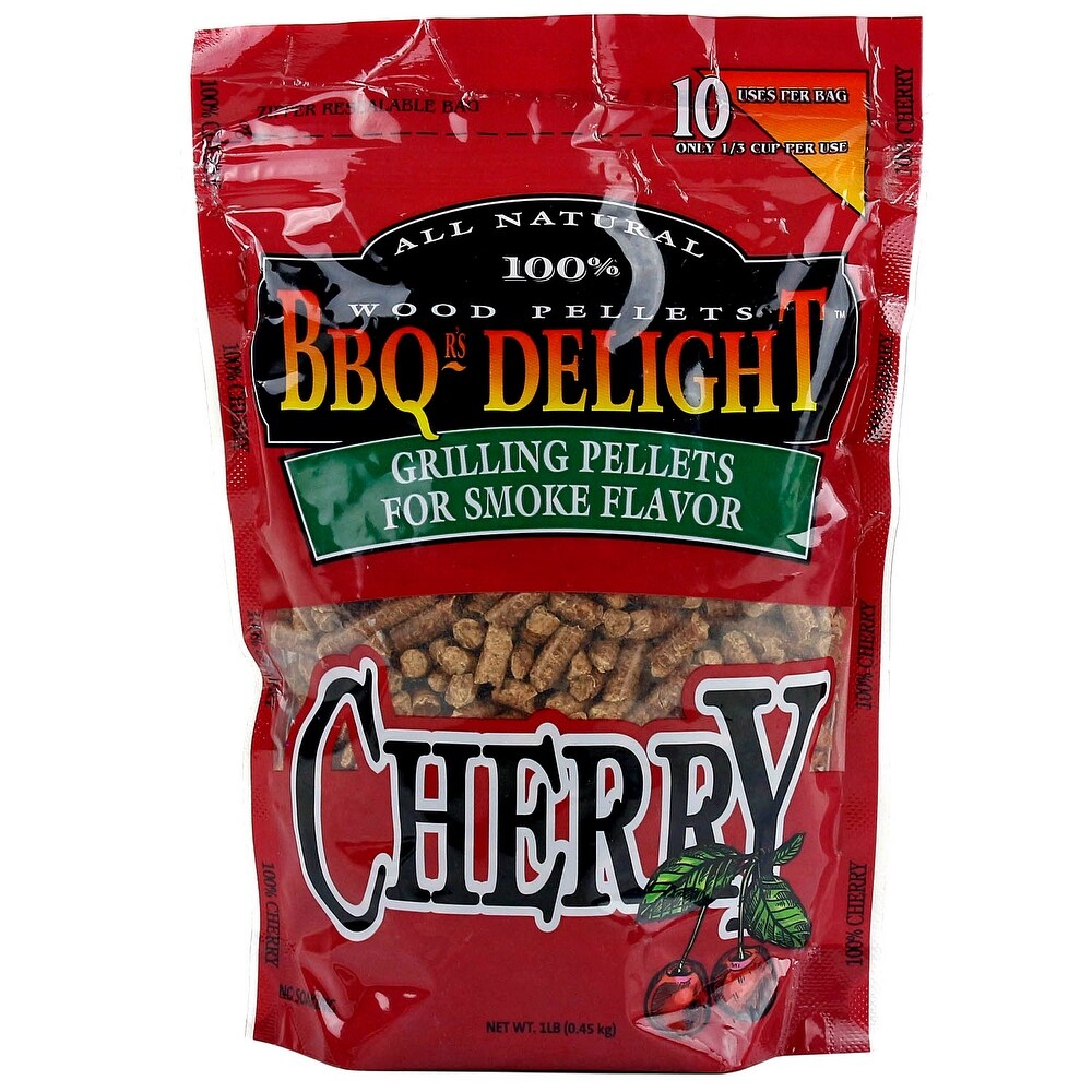 BBQr's Delight Cherry Pellet Blend 1lb Grilling Smoking Pellets 100%  Natural