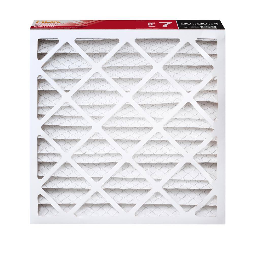 HDX 20 in. x 20 in. x 4 in. Honeywell Replacement Pleated Air Filter FPR 7 HDX-HW2020-11-3