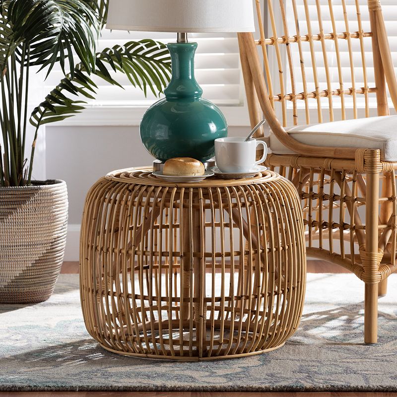 bali and pari Maverick Rattan End Table