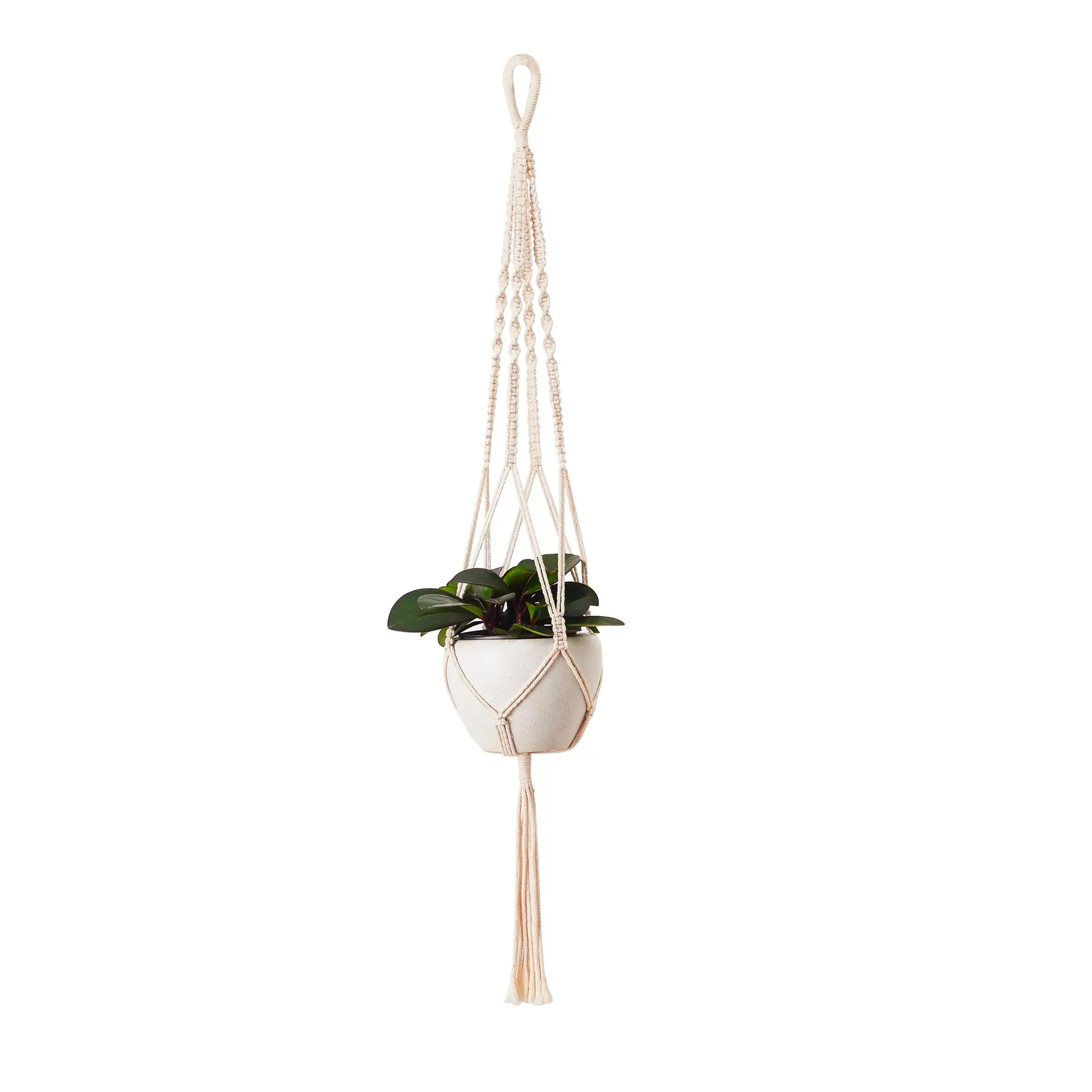 Handmade Hanging Macrame Plant Hanger Flower Pot Hanger For Wall Decoration Garden Home Decoration