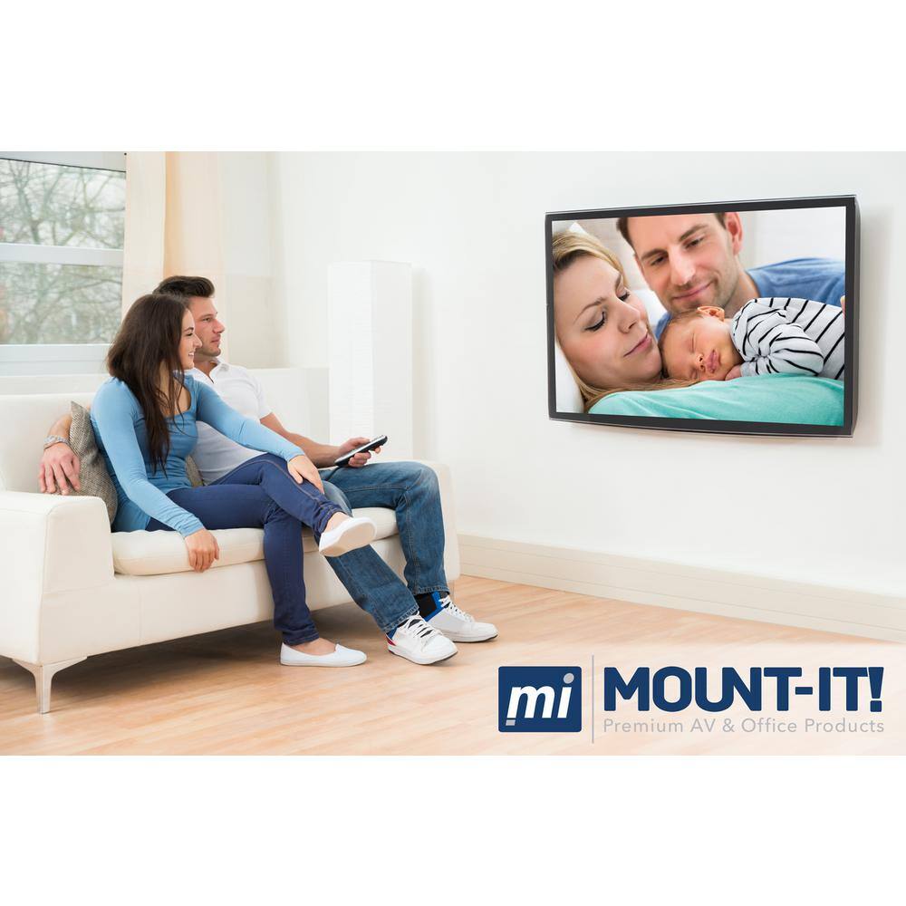 mount-it! Full Motion TV Wall Mount Arm for 23 in. to 55 in. Screen Sizes MI-4110