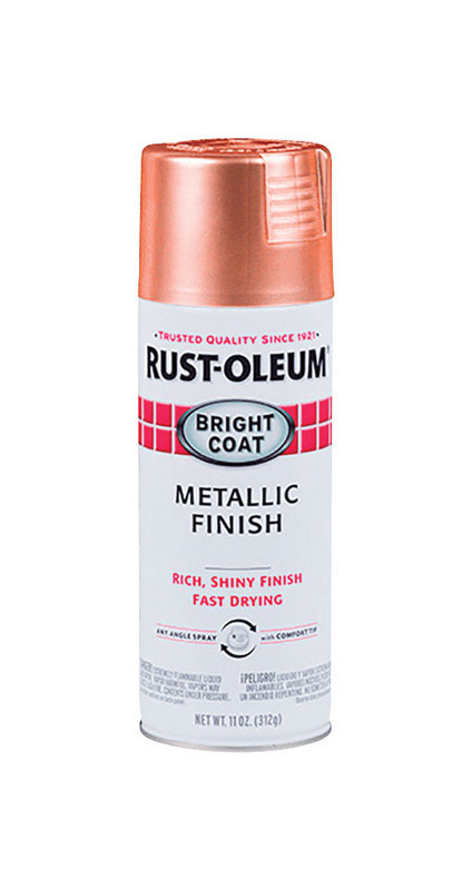 Rust-Oleum Bright Coat Gloss Copper Spray Paint 11 oz