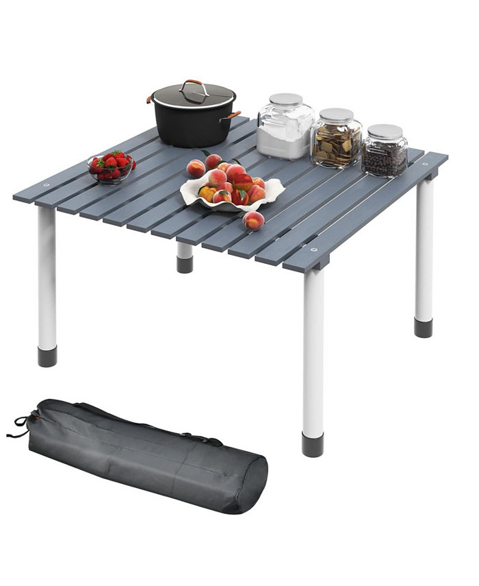 SUGIFT Folding Outdoor Camping Table with Carrying Bag for Picnics and Party