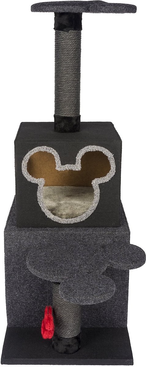 Penn-Plax Disney Cubical 39.4-in Felt Cat Tree and Condo