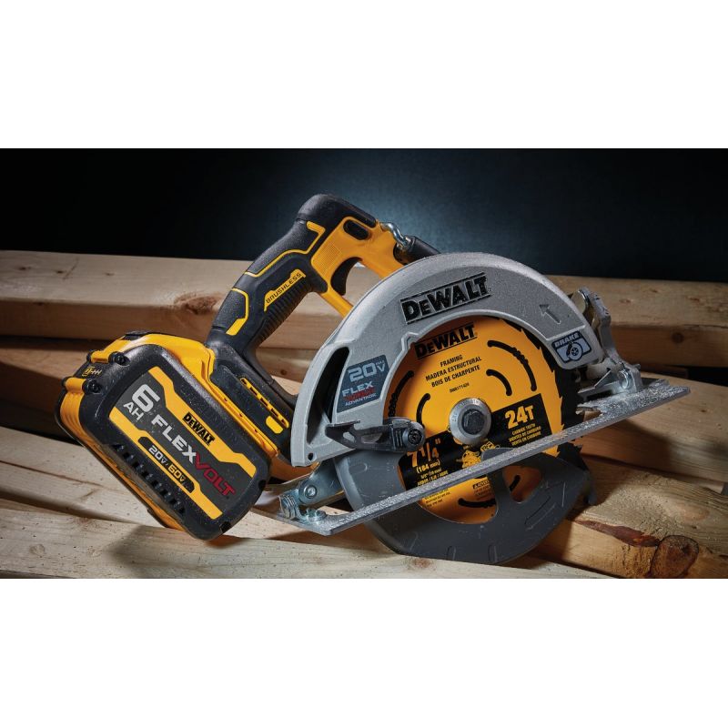 DW 20V MAX Li-Ion Brushless Cordless Circular Saw w Flexvolt Advantage