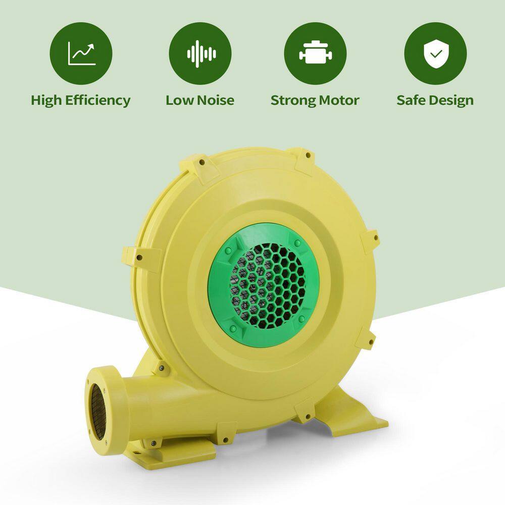 Nyeekoy 0.9 HP IndoorOutdoor Air Pump Inflatables Commercial Blower Fan 680W for Kids Bounce House Bouncer Jumping Castle TH17S0187