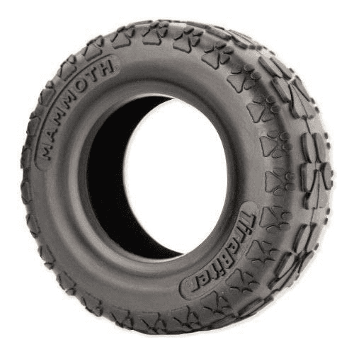 Mammoth TireBiter II Rubber Tire Dog Toy， Large， 6