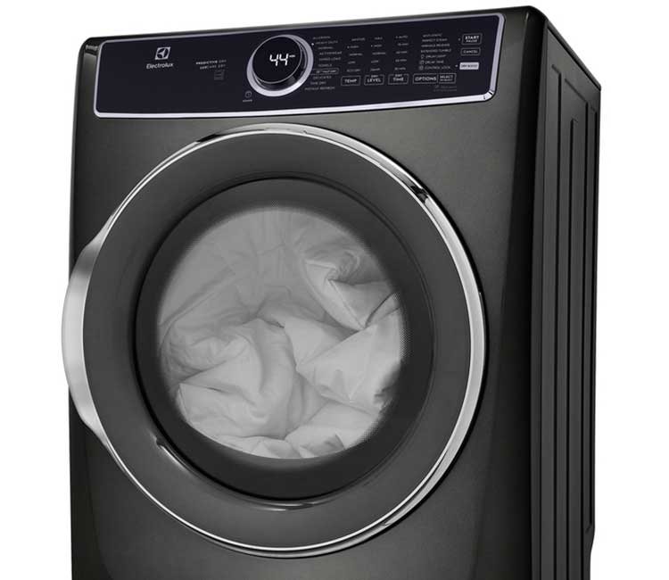 Electrolux 8 Cu. Ft. Titanium Front Load Perfect Steam Gas Dryer With Predictive Dry And Instant Refresh