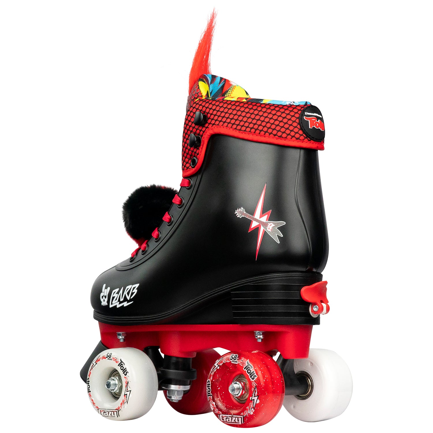 Crazy Skates Trolls Size Adjustable Roller Skates - Featuring Poppy or Barb from Trolls World Tour