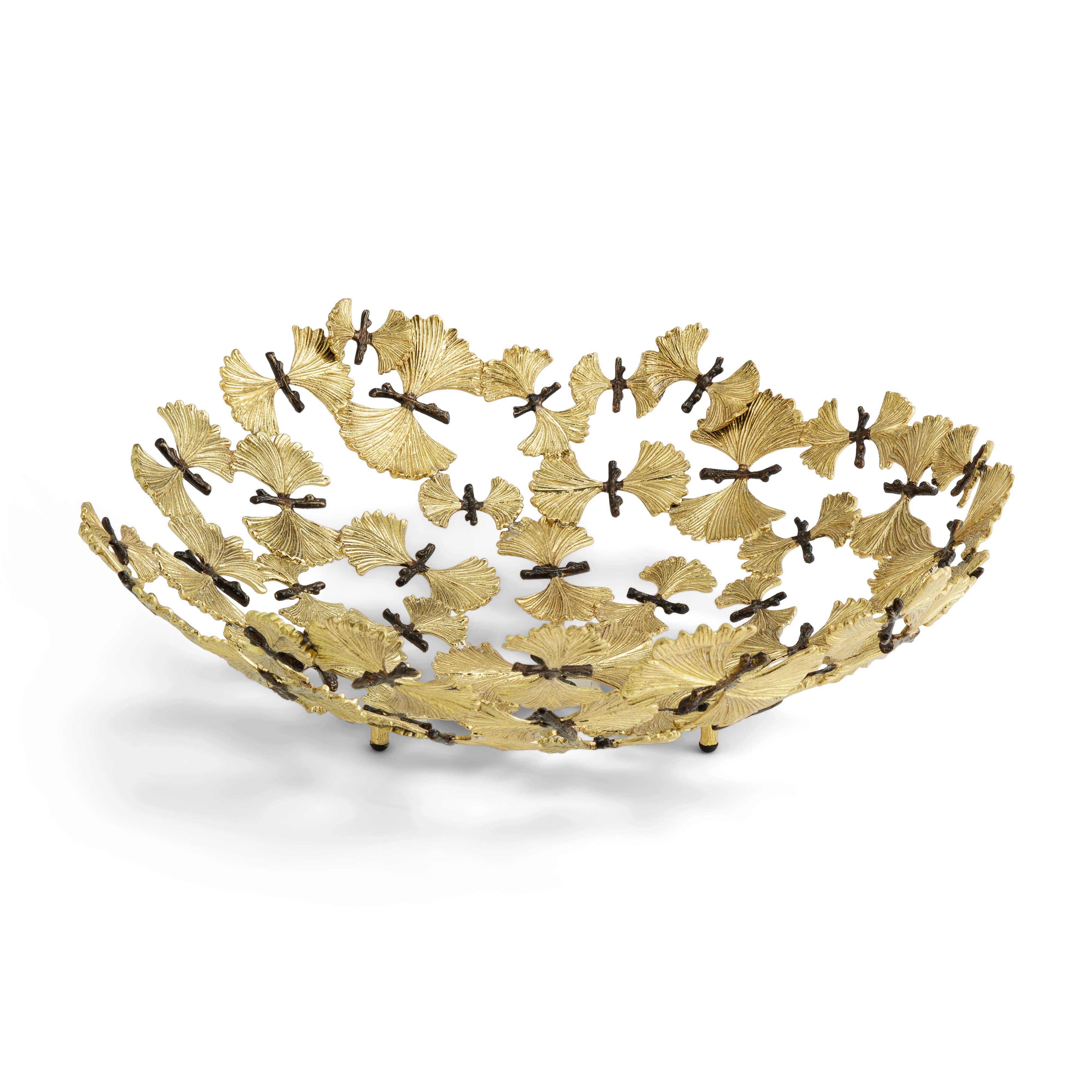 Butterfly Ginkgo Centerpiece Bowl