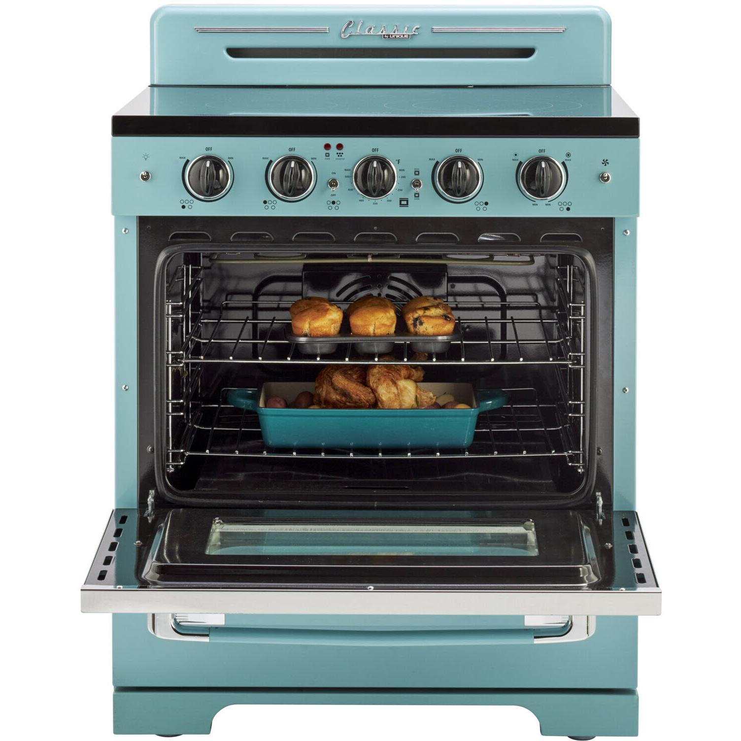 Unique Appliances 30-inch Freestanding Electric Range with Convection Technology UGP-30CR EC T