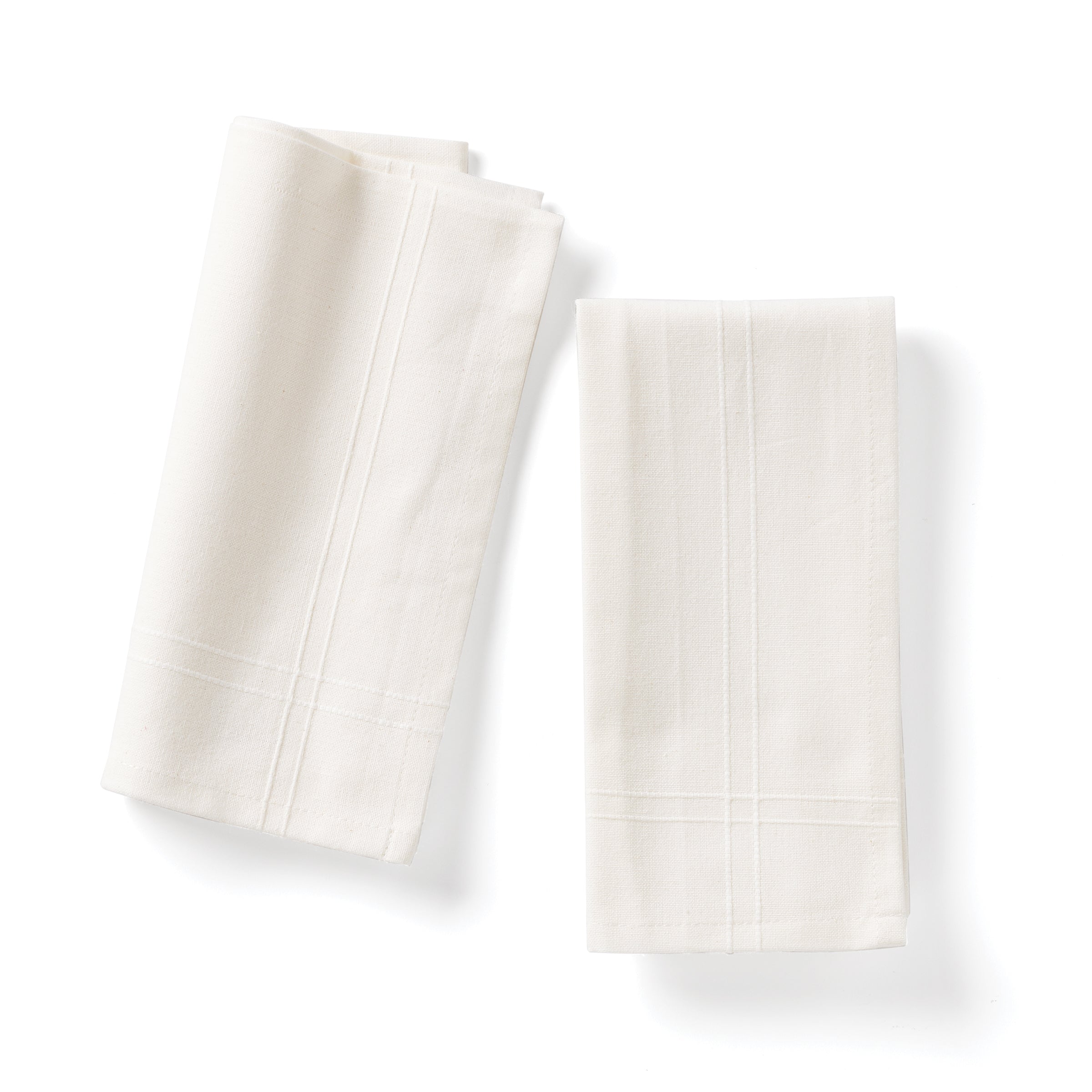 Essentials Ivory Dinner Napkins, Set of 2