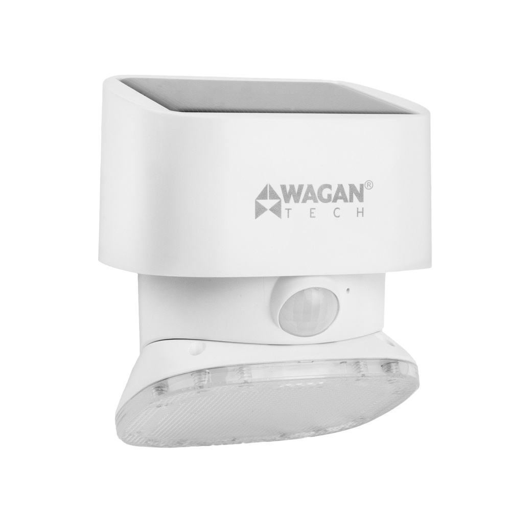 Wagan 2000 Lumen Solar Wall Light   White