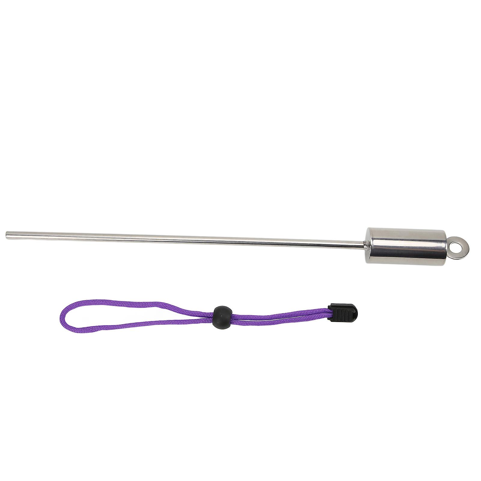 Tooke 30cm Diving Stick Pointer Rod With Scale Underwater Shaker Noise Maker With Lanyardpurple