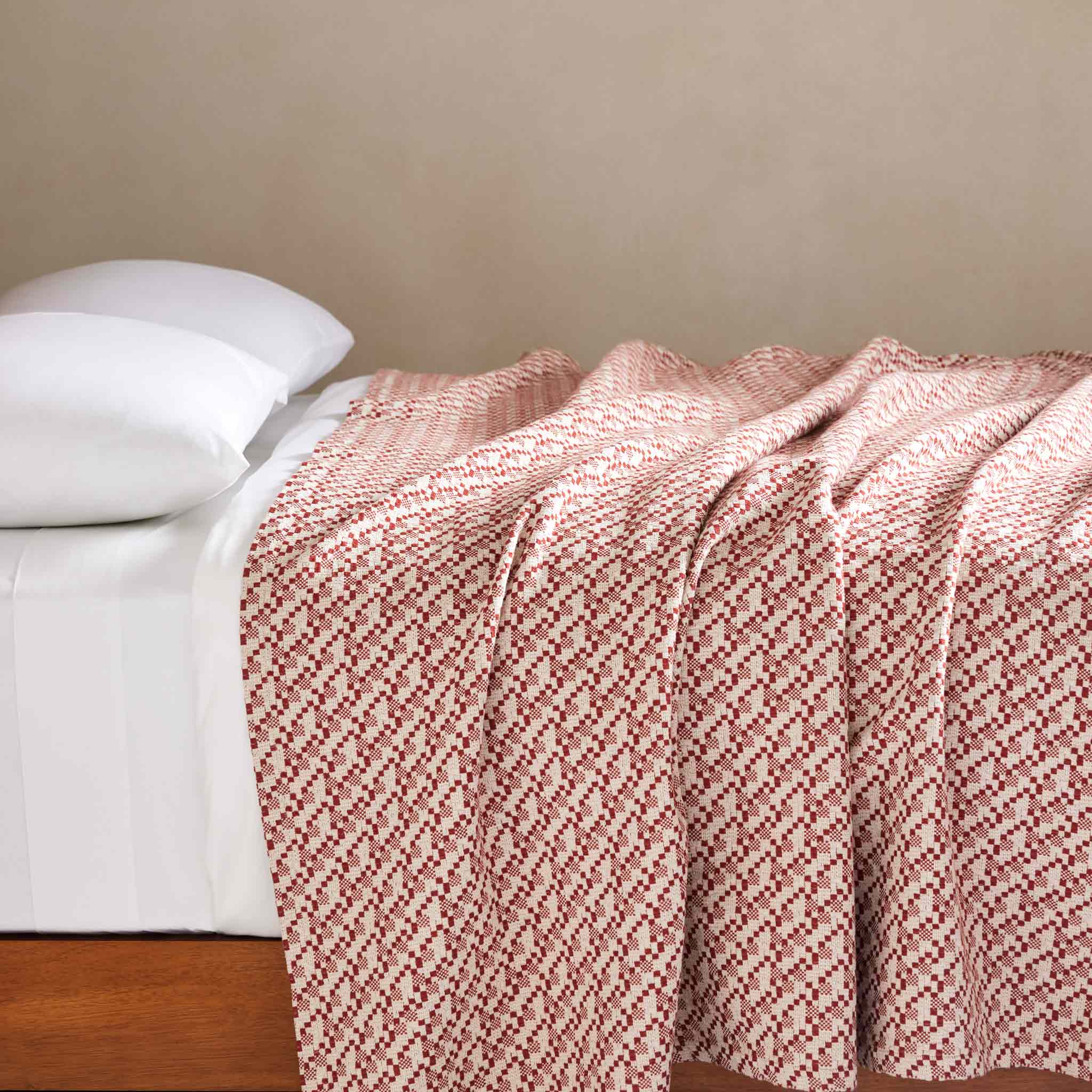 Cotton Basketweave Bed Blanket - Last Call