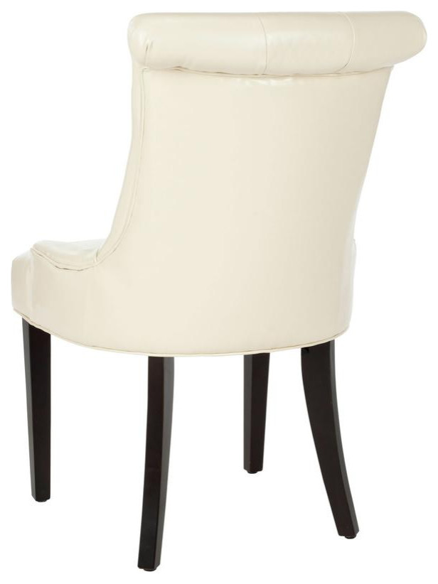 Randi 20 quotH Tufted Side Chair  Set of 2  Cream   Transitional   Dining Chairs   by V.S.D Furniture  Houzz