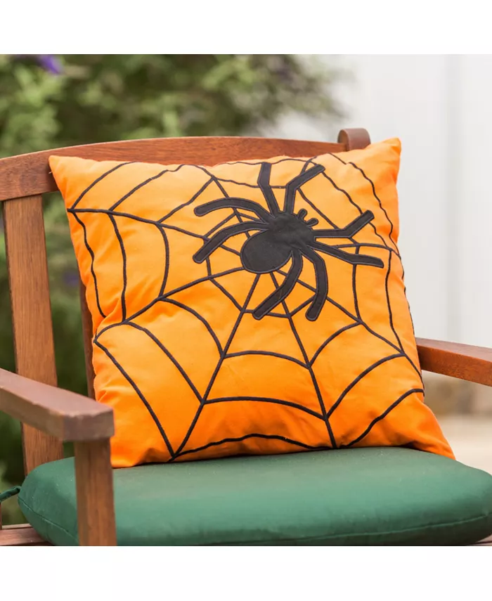 Evergreen Spider Pillow 18