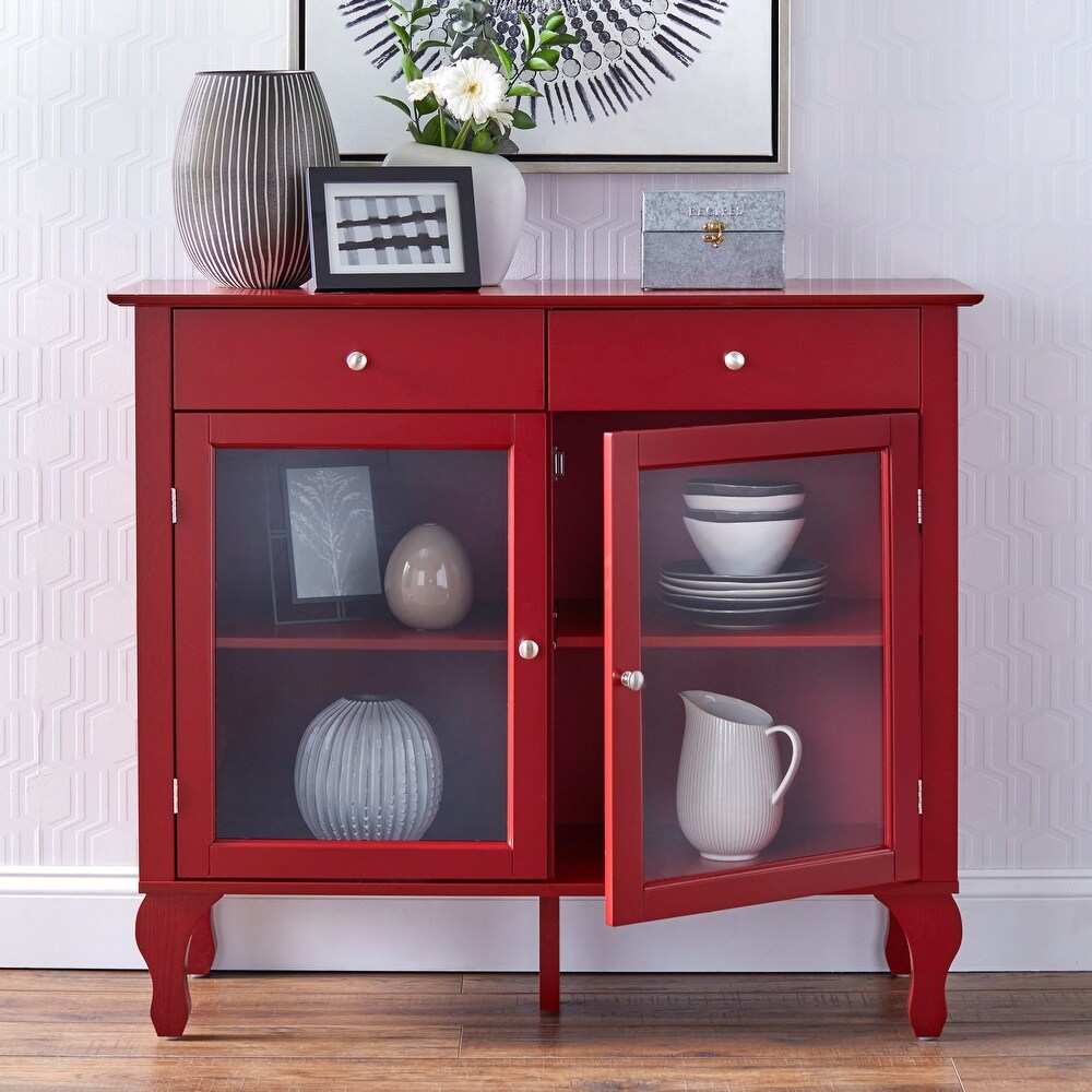 Copper Grove Rawdon Glass Front Buffet/Sideboard