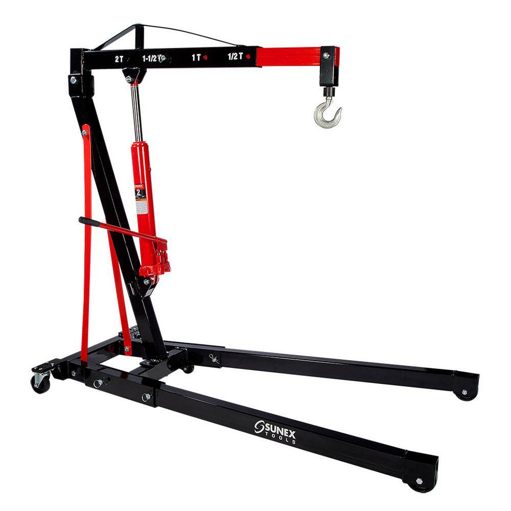 SUNEX TOOLS 2-Ton Floor Engine Crane 5222