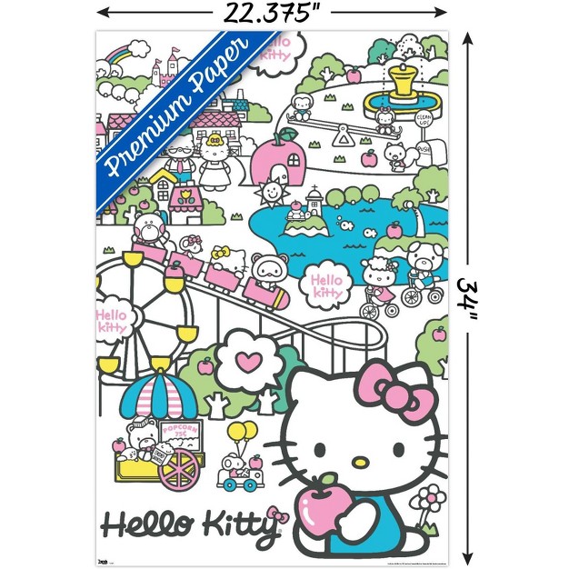 Trends International Hello Kitty Carnival Unframed Wall Poster Prints