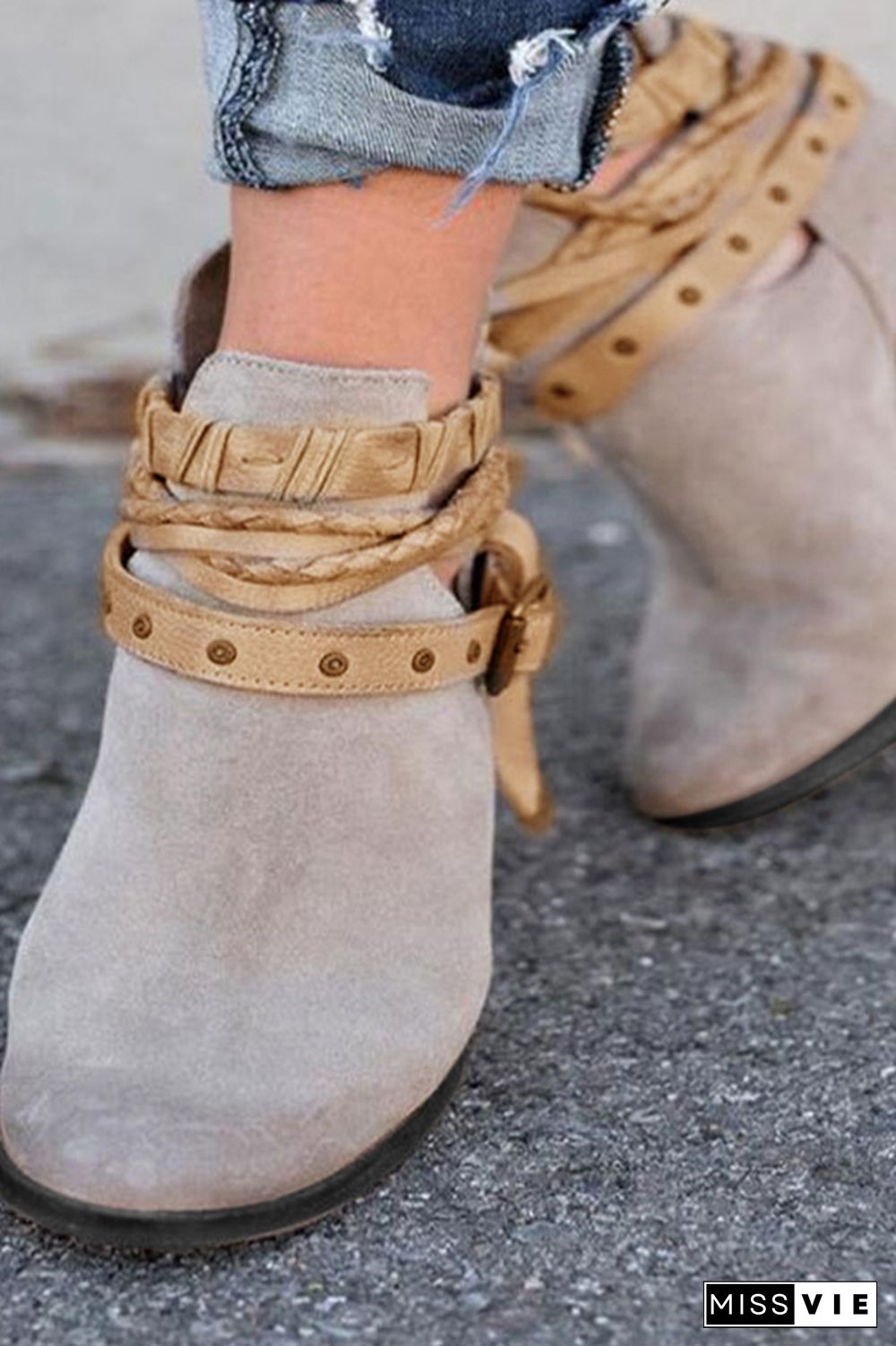 Solid High Heel Boots