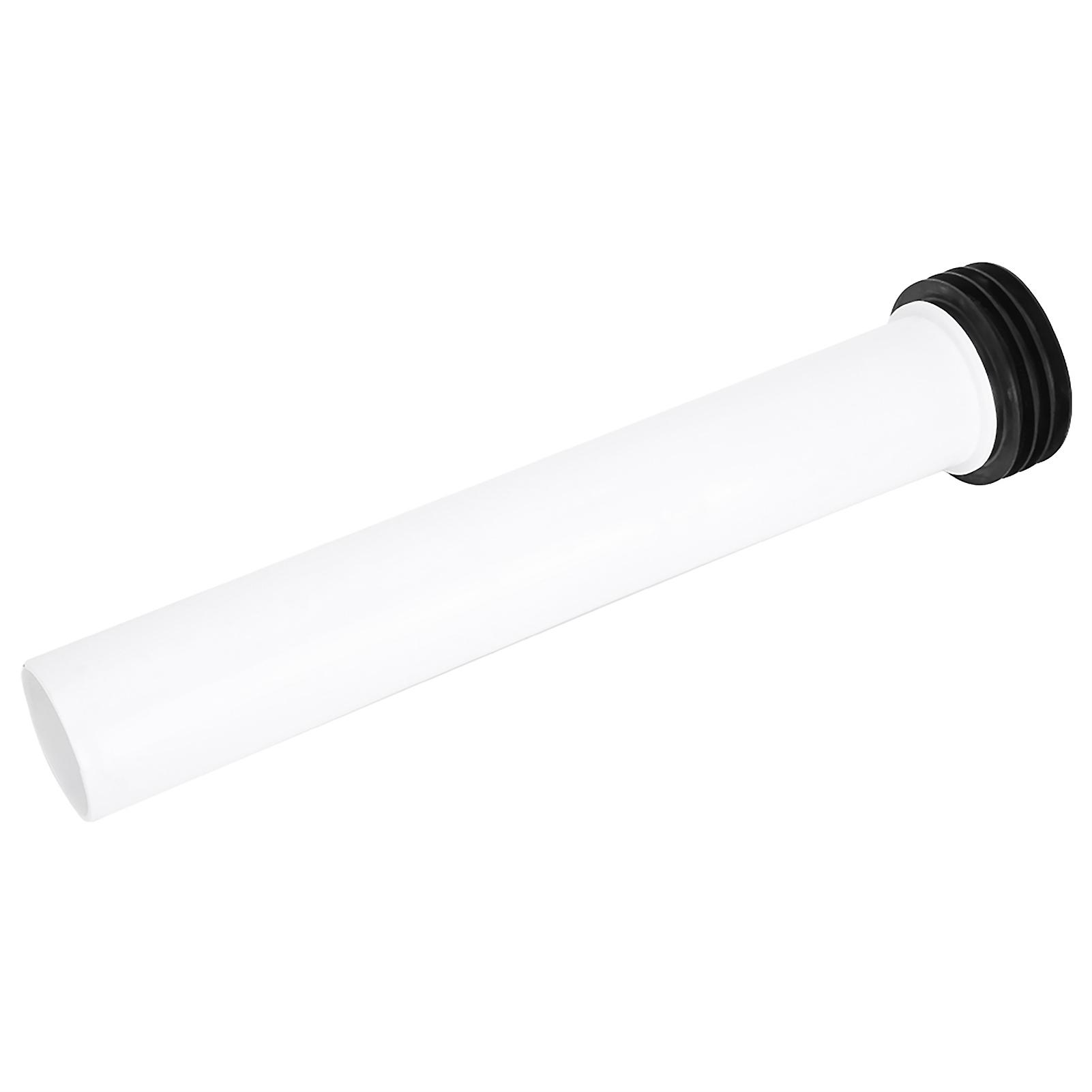 White Concealed Toilet Water Tank Straight Flush Pipe Lengthened Flushing Tube Toilet Accessory