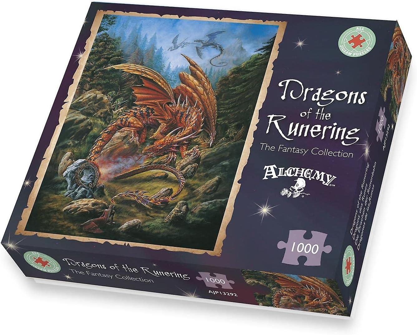 Dragons of the Runering Jigsaw Puzzle (1000 Pieces)