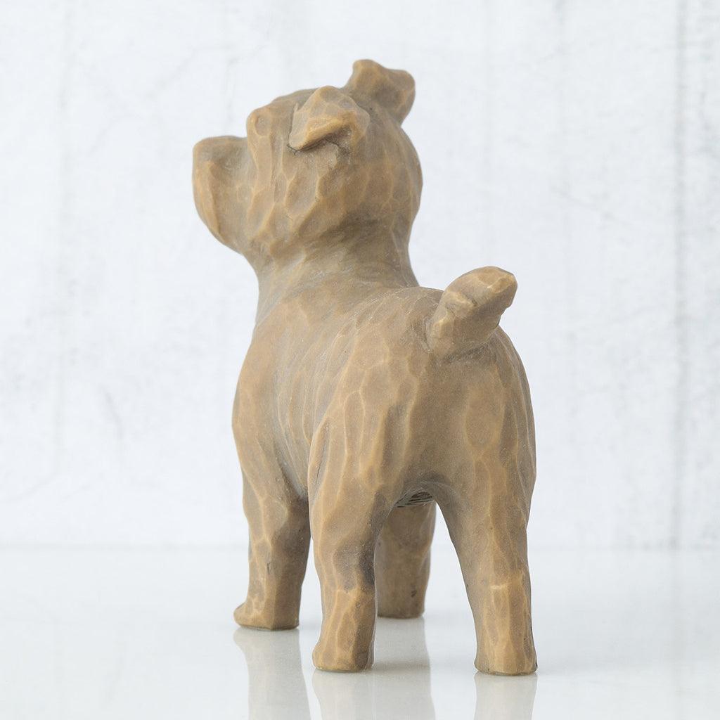 Willow Tree  Love My Dog (Small, Standing Up) Figurine