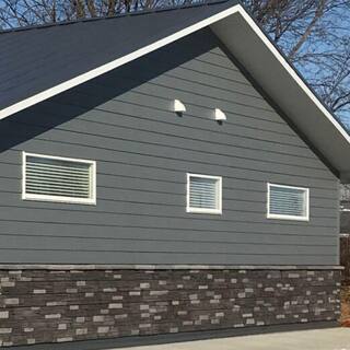 ADORN 23.5 in. x 6 in. Northern Gray Stone Veneer Siding Flats NGFLAT