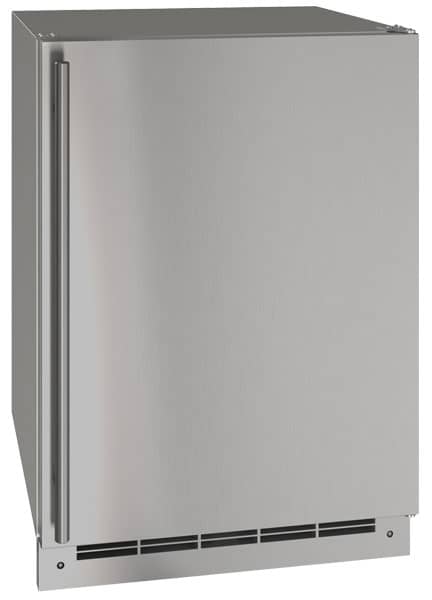 U-Line Outdoor Collection 24 Stainless Solid Convertible Freezer