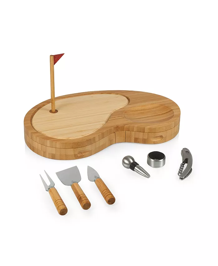 Picnic Time Toscanaandreg by Sand Trap Golf Cheese Cutting Board Tools Set