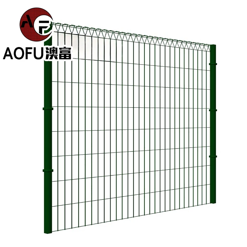 good quality Roll top Brc welded wire mesh fence Easily Assembled brc fencing wire mesh price clips for brc fence