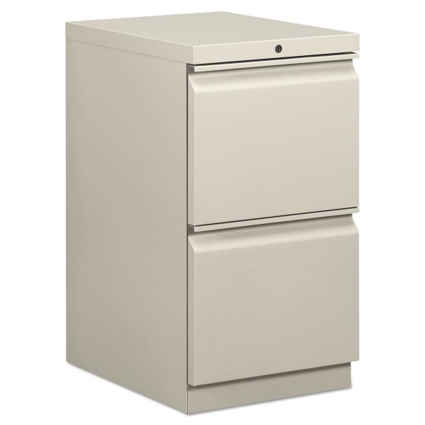 HON Mobile Pedestal File， File/File， 15 x 19.88 x 28， Gray