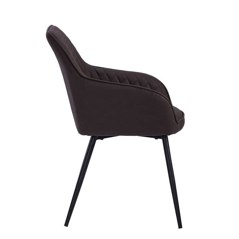 HAKON Dining Chair -  Brown & Black