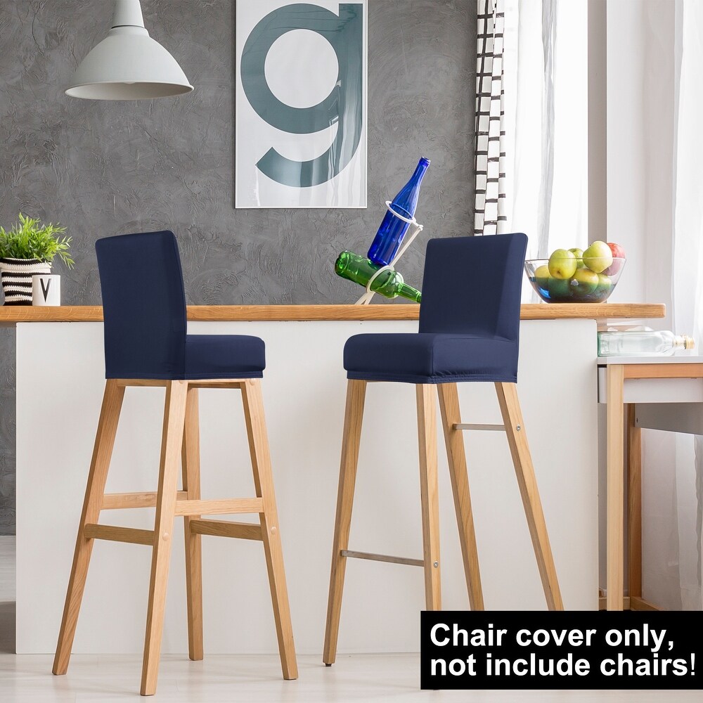 Stretch Bar Stool Cover for Bar Height Side Chair Slipcovers