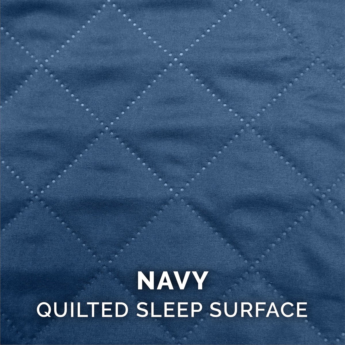 FurHaven Quilted Orthopedic Sofa Cat and Dog Bed w/ Removable Cover， Navy， Medium