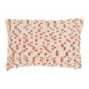 Mina Victory Loop Dots Black Throw Pillow