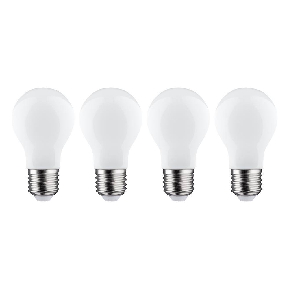 EcoSmart 100-Watt Equivalent A19 Energy Star Dimmable LED Light Bulb Bright White (4-Pack) A19J14DE26830Z