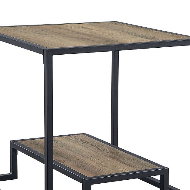 Accent Tables Rustic Oak And Black Acme Furniture