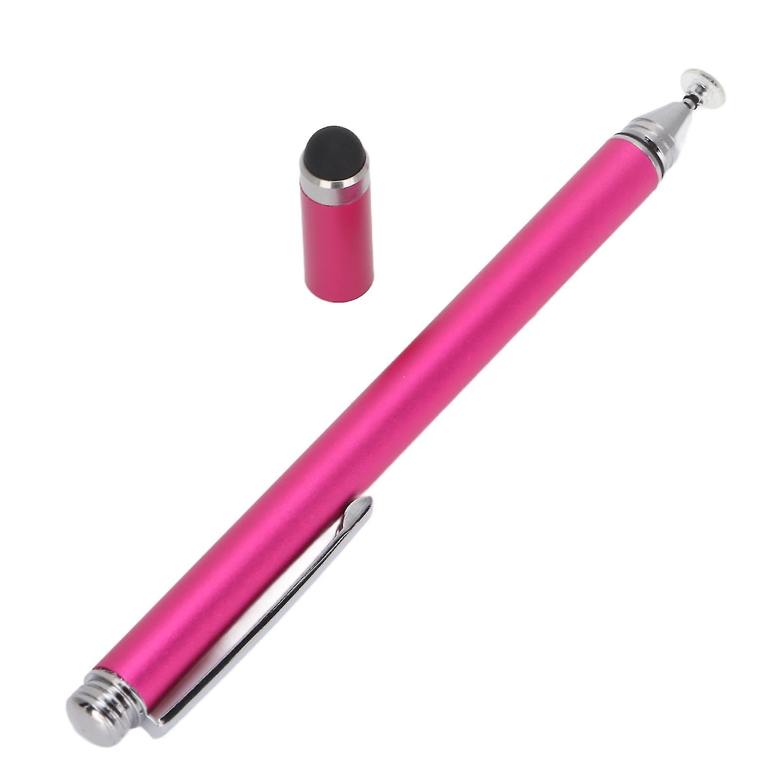 Stylus Pen 2 Functions Convenient Compact Portable Practical Touch Pens for IOS Tablet for Kindle for IPhoneRose Red