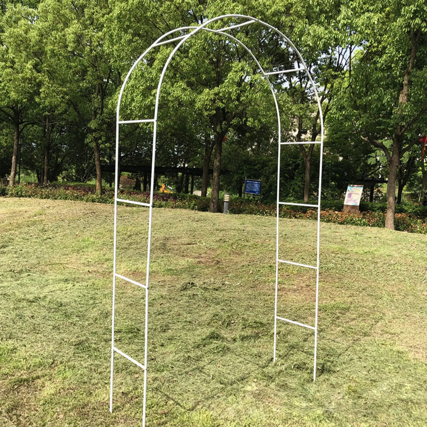 Garden supplies Outdoor   Wedding Metal Garden Arch with Plants Climbing Arch