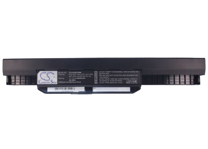 Asus A43B A43BR A43BY A43E A43F A43J A43JA 4400mAh Replacement Battery BatteryClerkcom Laptop and Notebook