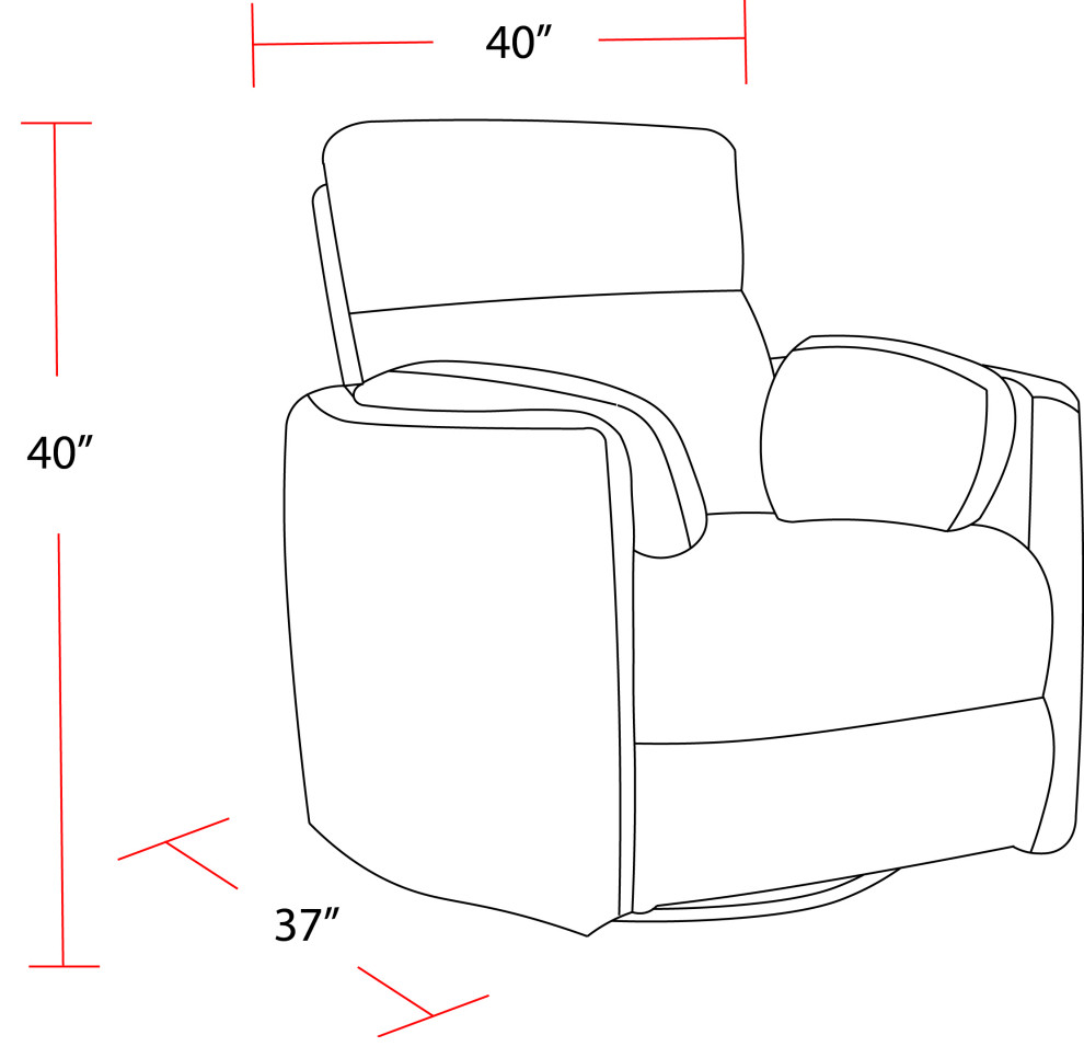 Parker Living Radius   Power Swivel Glider Recliner   Contemporary   Recliner Chairs   by Parker House  Houzz